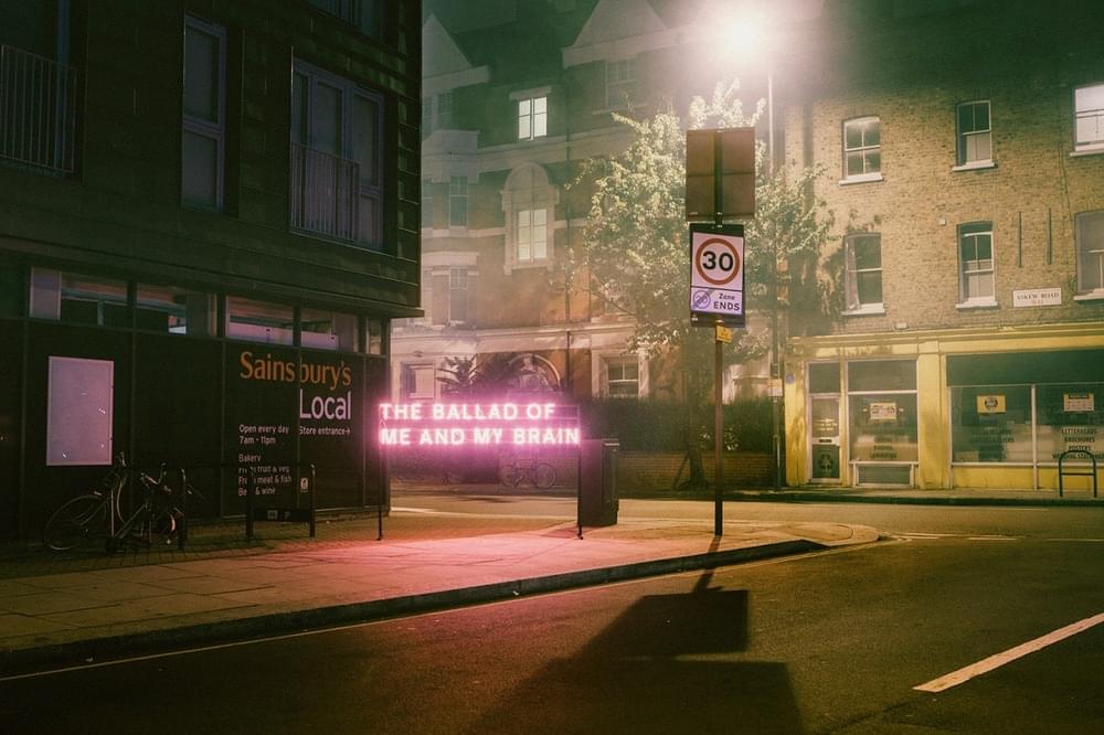Album cover art for "The Ballad of Me and My Brain" by The 1975