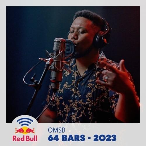 Album cover art for "Red Bull 64 Bars" by OMSB