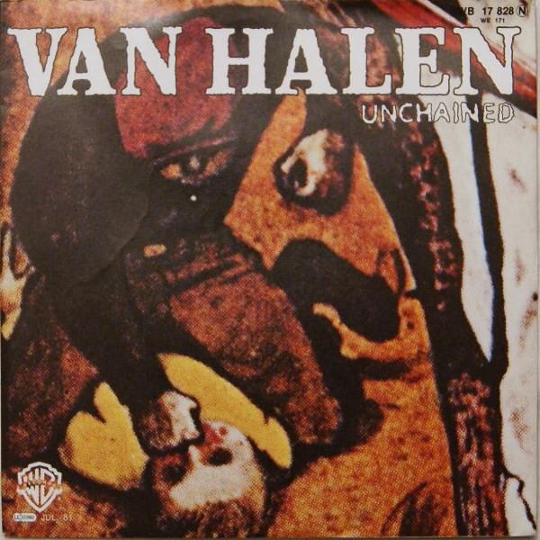 Album cover art for "Unchained" by Van Halen