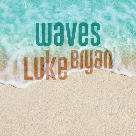 Album cover art for "Waves" by Luke Bryan