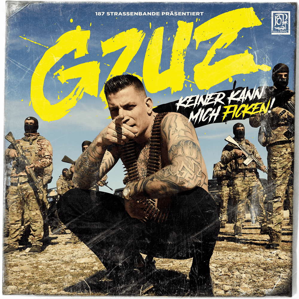 Album cover art for "Keiner kann mich ficken!" by 187 Strassenbande