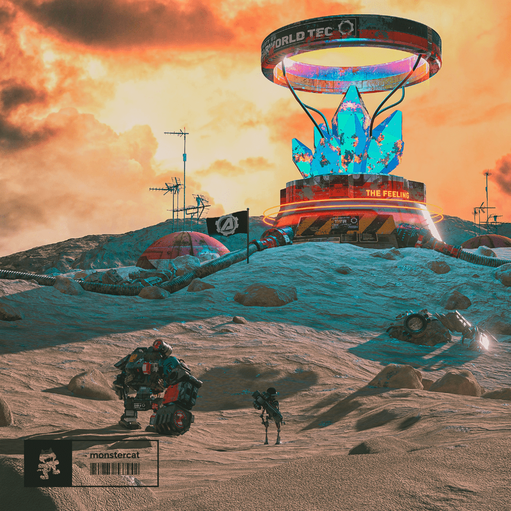 Album cover art for "The Feeling" by Crankdat