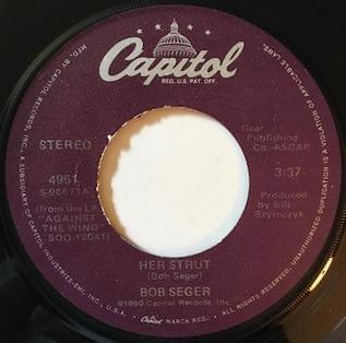 Album cover art for "Her Strut" by Bob Seger