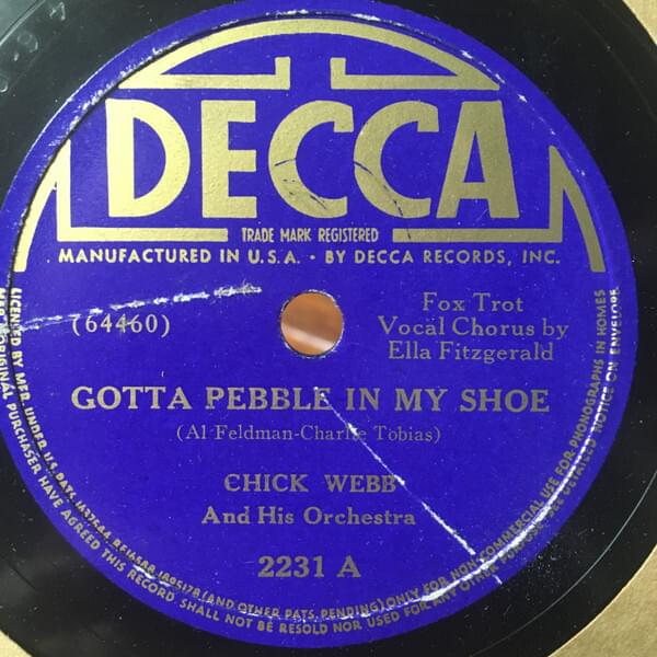 Album cover art for "Gotta Pebble in My Shoe" by Ella Fitzgerald