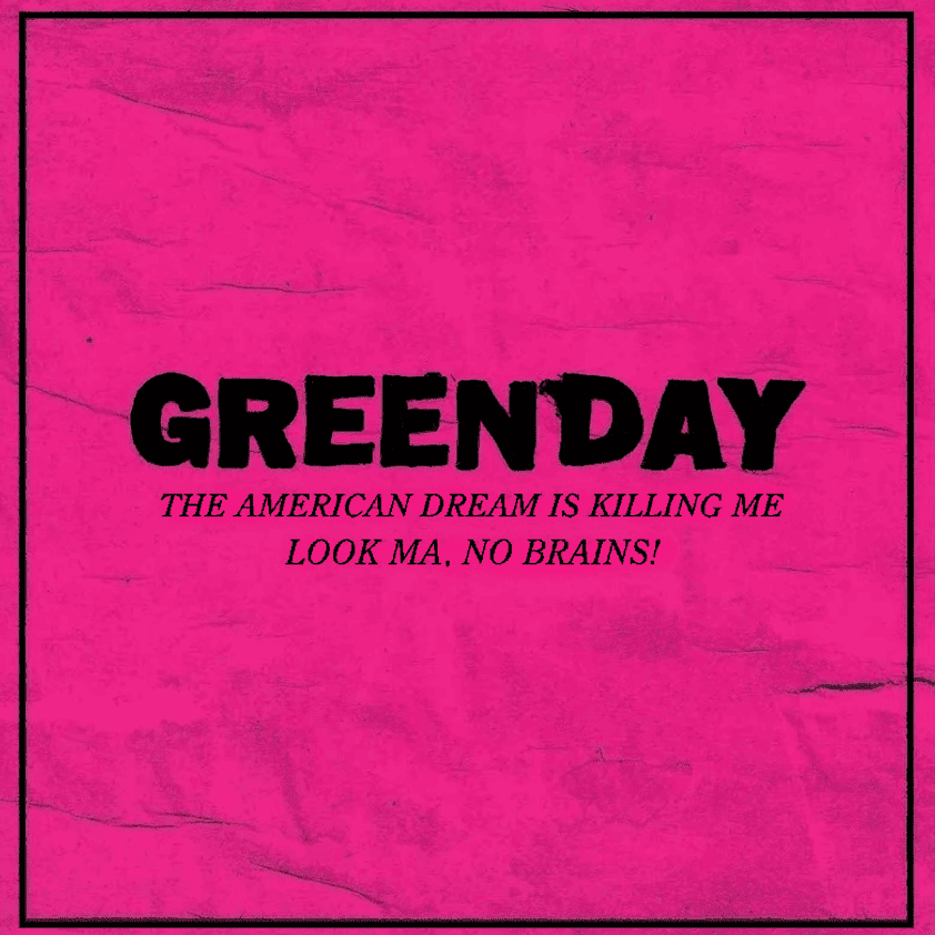 Cover image for The American Dream Is Killing Me - Single