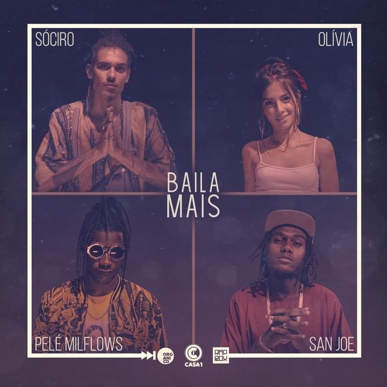 Album cover art for "Baila Mais" by Rap Box & San Joe & Olivia (BRA) & SóCiro & Pelé MilFlows