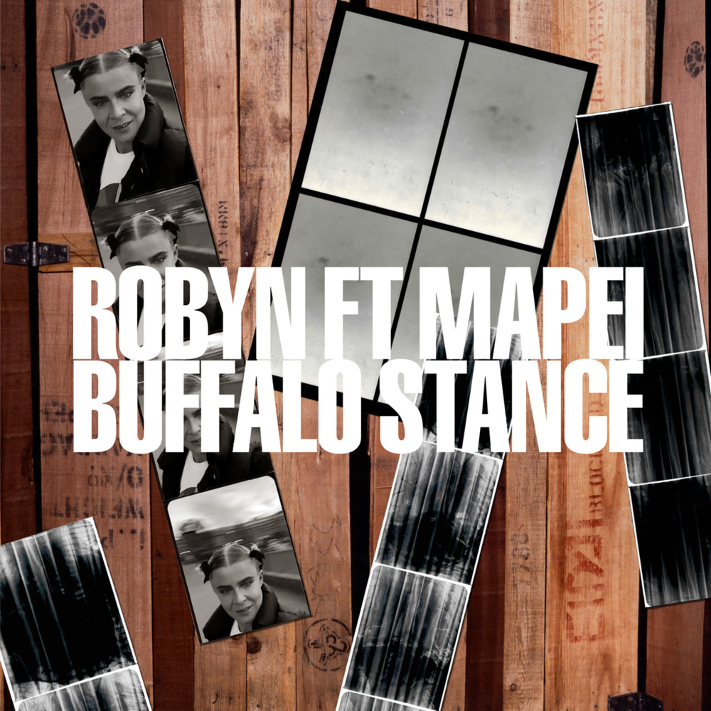 Album cover art for "Buffalo Stance" by Robyn & Mapei