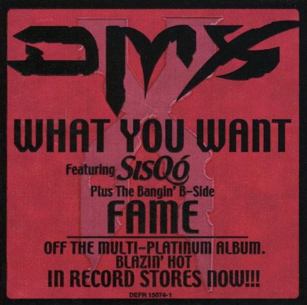 Album cover art for "Fame" by DMX