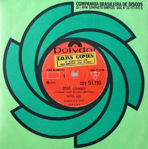 Album cover art for "José (Joseph)" by Rita Lee