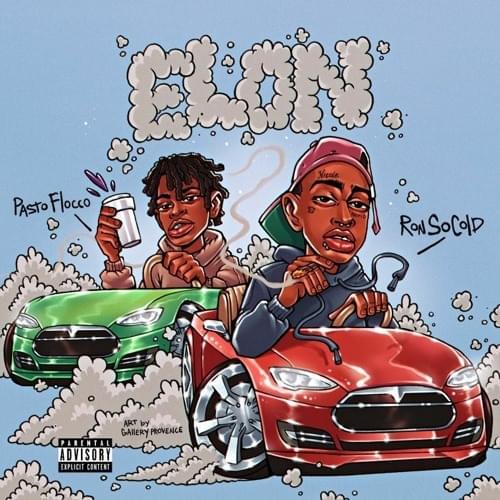 Album cover art for "ELON" by ronsocold & Pasto Flocco
