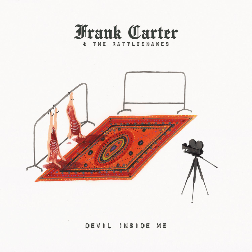Album cover art for "Devil Inside Me" by Frank Carter & The Rattlesnakes