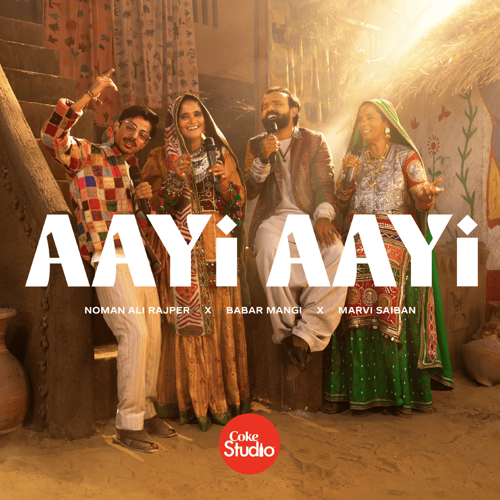 Album cover art for "Aayi Aayi" by Babar Mangi