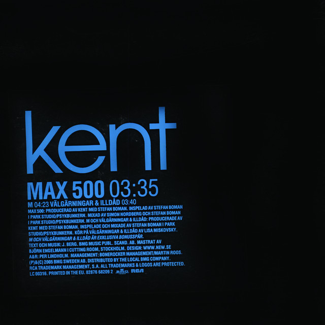 Album cover art for "M" by ​kent
