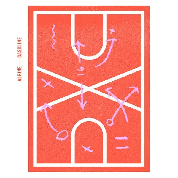 Album cover art for "Gasoline" by Alpine
