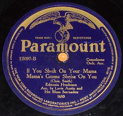 If You Sheik On Your Mama Mama’s Gonna Sheba On You by Edmonia Henderson