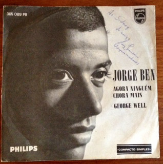 Album cover art for "Agora Ninguém Chora Mais" by Jorge Ben Jor