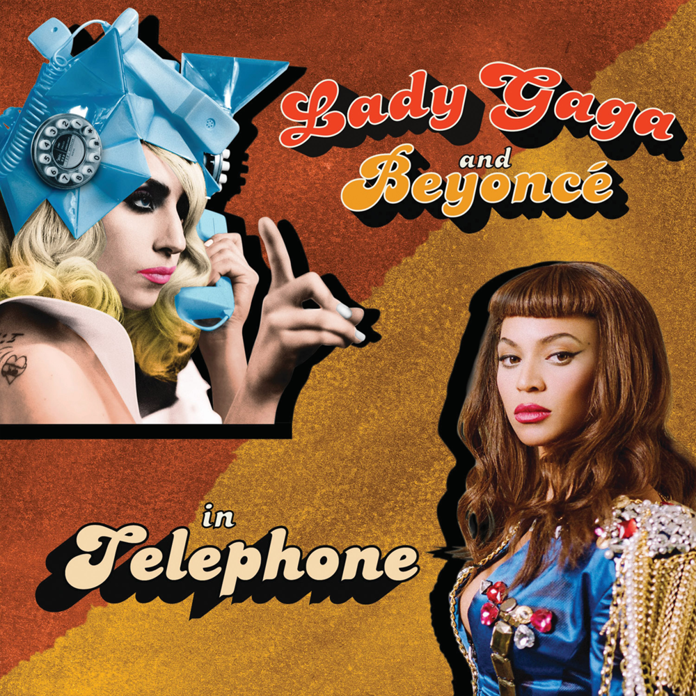 Album cover art for "Telephone" by Lady Gaga & Beyoncé