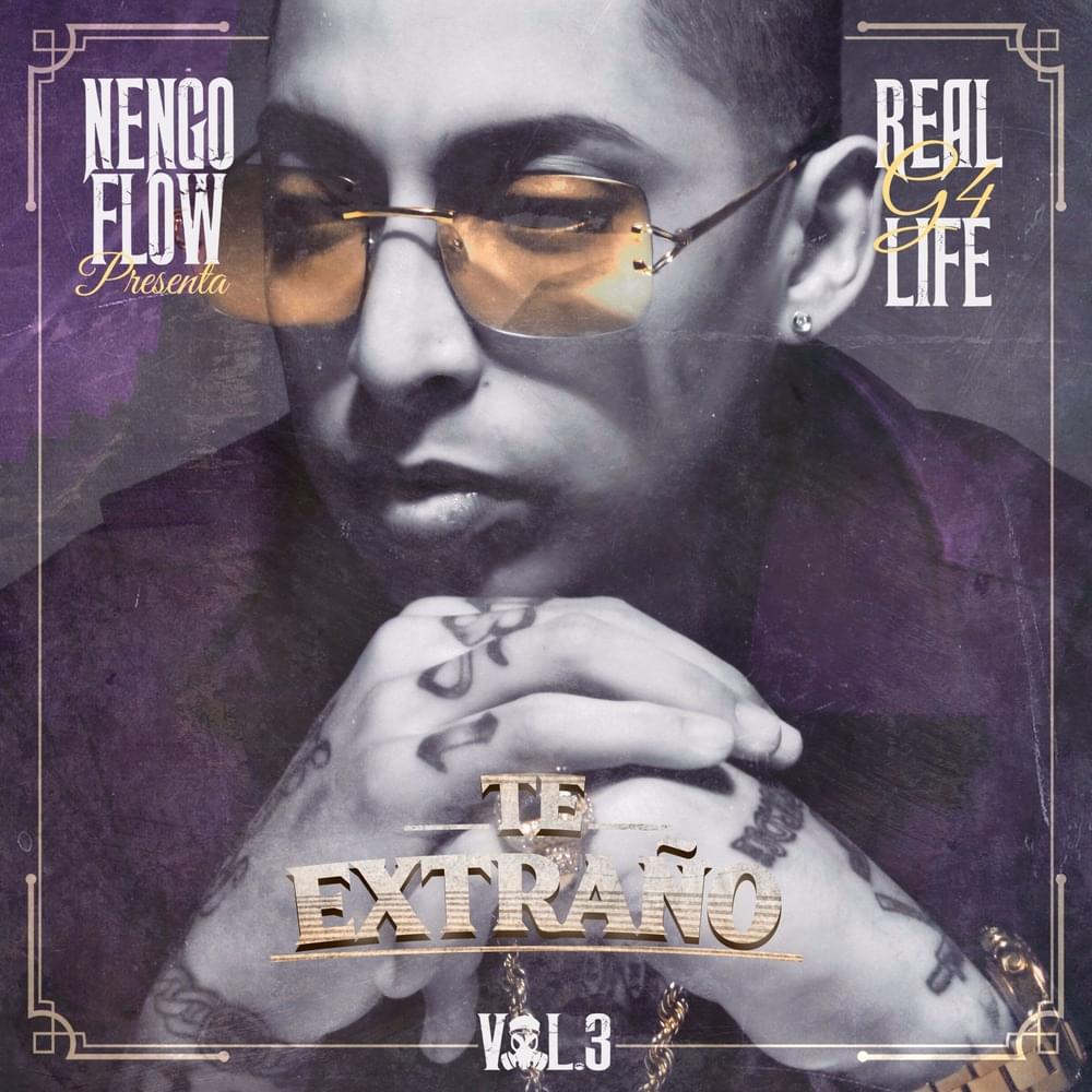 Album cover art for "Te Extraño" by Ñengo Flow & Kevinsito