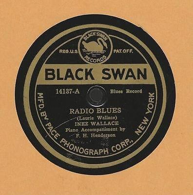 Album cover art for "Radio Blues" by Inez Wallace