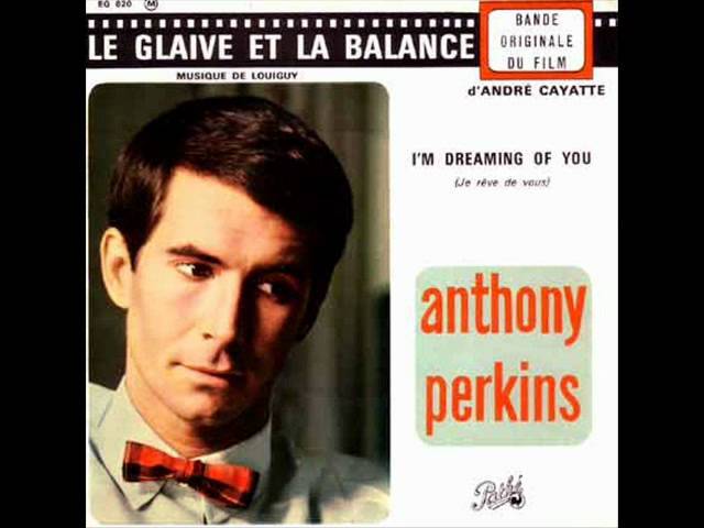 Album cover art for "Je rêve de vous (I’m Dreaming of You)" by Anthony Perkins