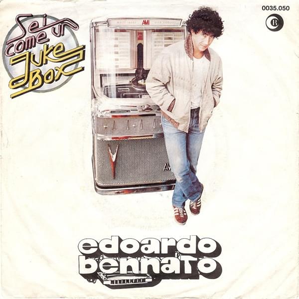 Album cover art for "Sei come un Juke-Box" by Edoardo Bennato