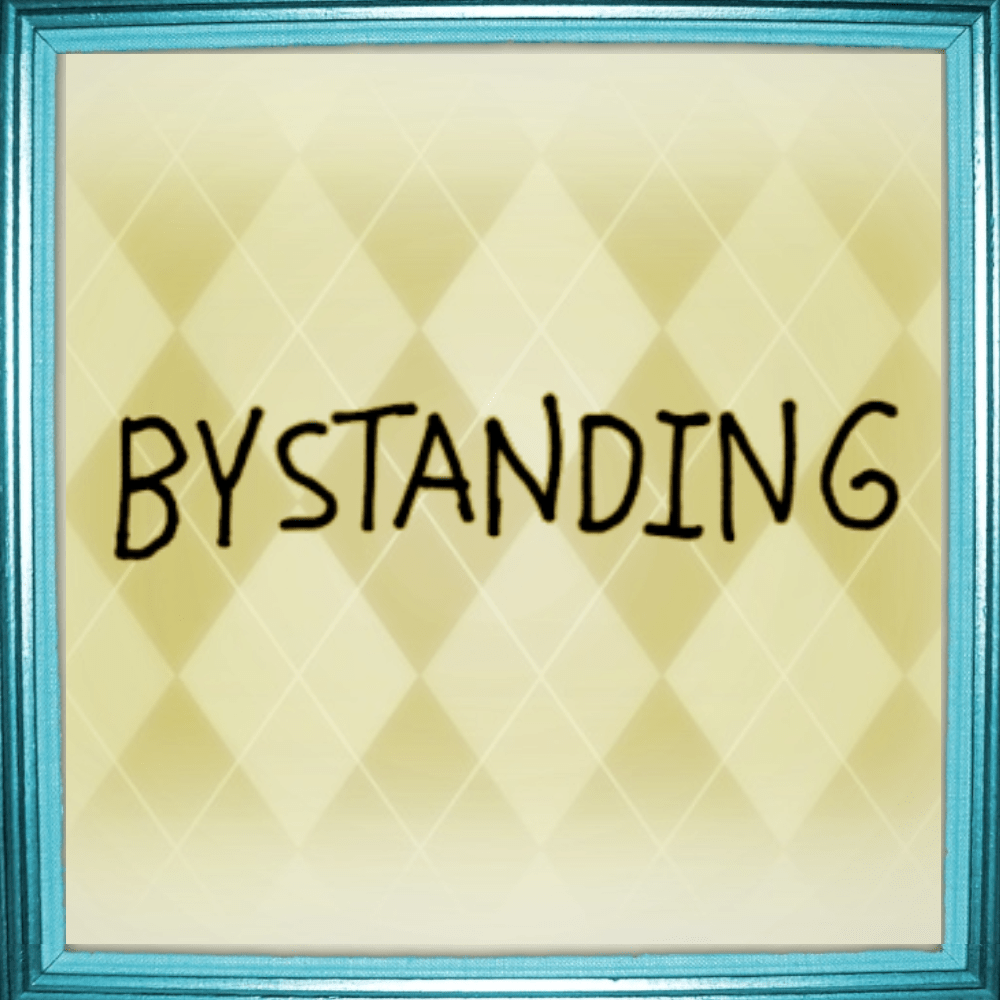 Album cover art for "Bystanding" by Lemon Demon