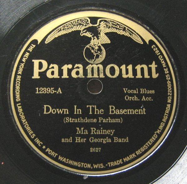 Album cover art for "Down In The Basement" by Ma Rainey