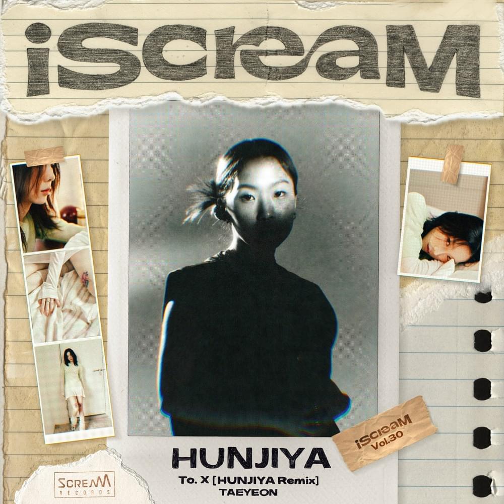 Album cover art for "To. X (HUNJIYA Remix)" by TAEYEON (태연)