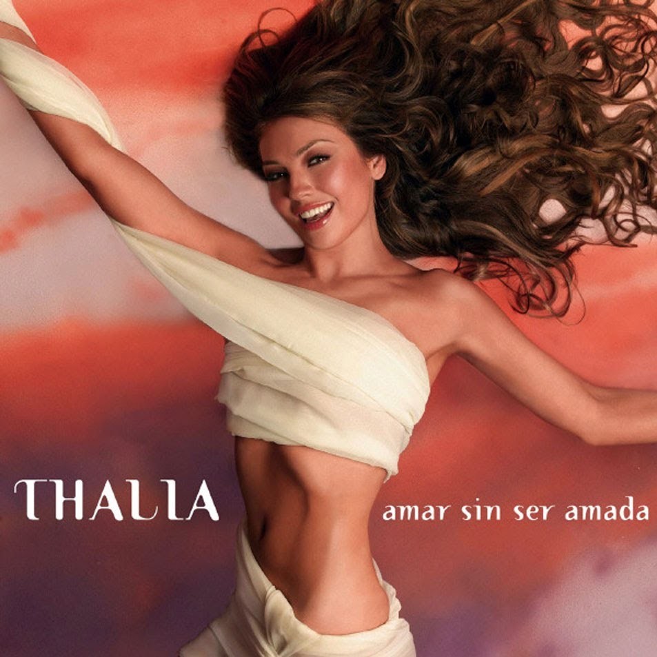 Album cover art for "Amar Sin Ser Amada" by Thalía