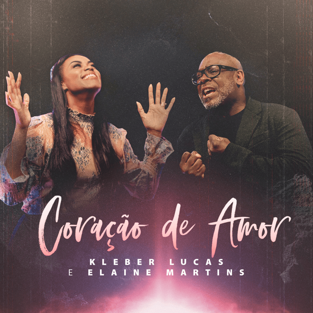 Album cover art for "Coração de Amor" by Kleber Lucas
