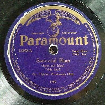 Album cover art for "Sorrowful Blues" by Trixie Smith