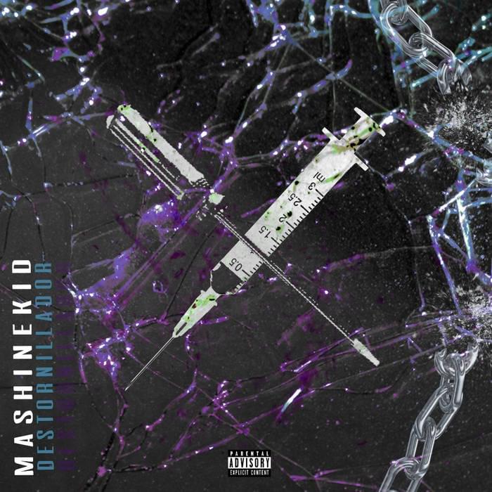 Album cover art for "La vacilo mas" by Mashine Kid