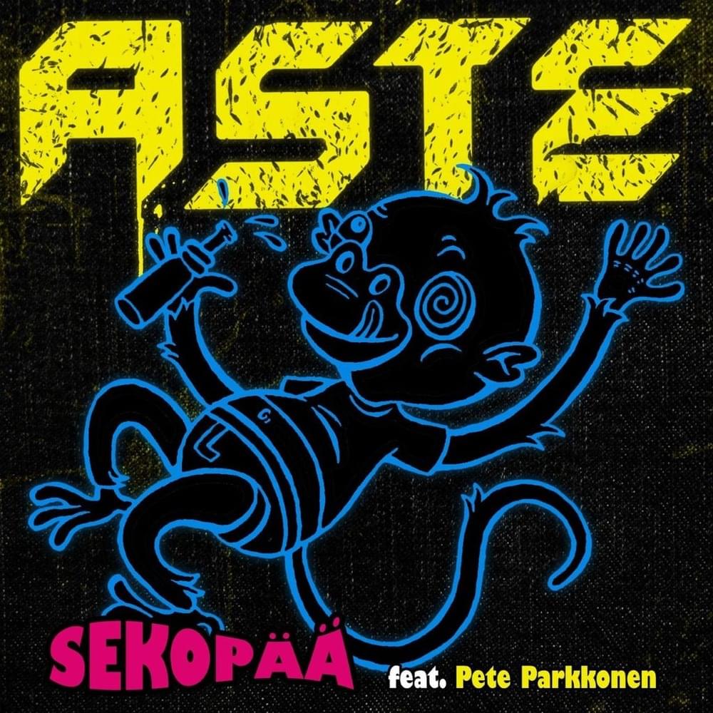 Album cover art for "Sekopää" by Aste & Pete Parkkonen