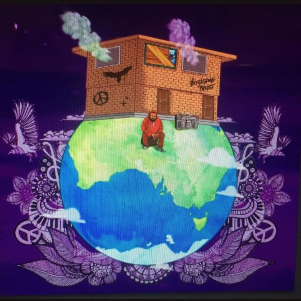 Album cover art for "Housing Trust" by Adrian Eagle