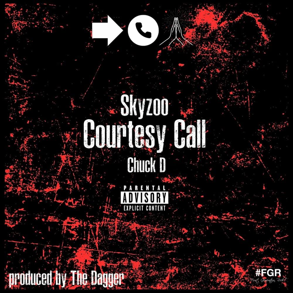 Album cover art for "Courtesy Call" by Skyzoo & Chuck D
