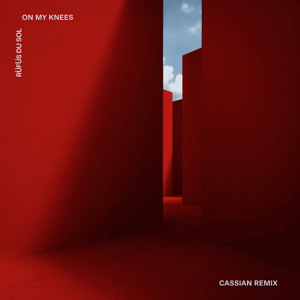 Album cover art for "On My Knees (Cassian Remix)" by RÜFÜS DU SOL