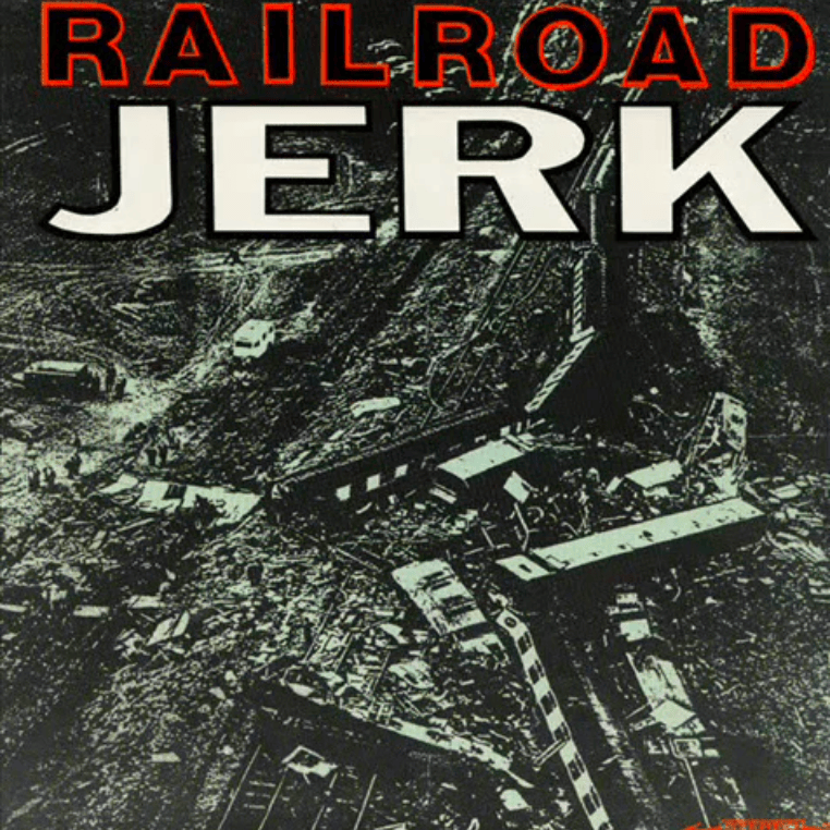 Album cover art for "In My Face (Pretty Flower)" by Railroad Jerk