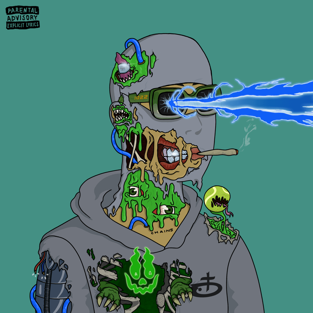Album cover art for "MUTANT" by OBLADAET