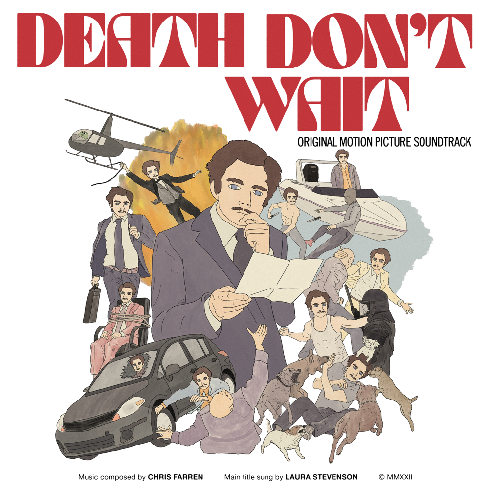 Album cover art for "Death Don’t Wait (Main Title)" by Chris Farren & Laura Stevenson