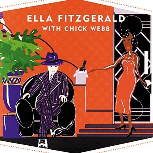 Album cover art for "Vote For Mr. Rhythm" by Ella Fitzgerald