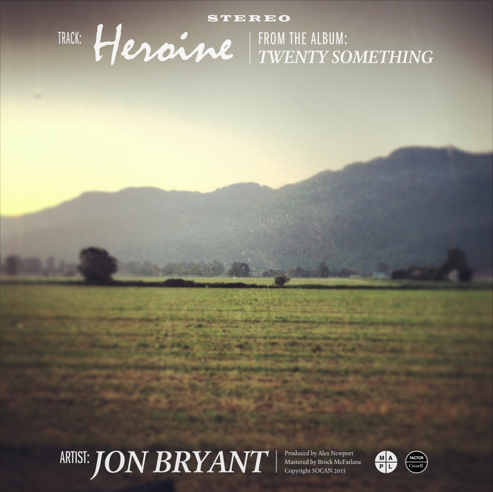 Album cover art for "Heroine" by Jon Bryant
