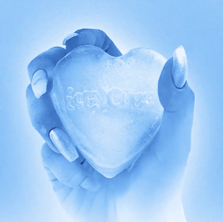 Album cover art for "Ice Cube" by Lolo Zouaï