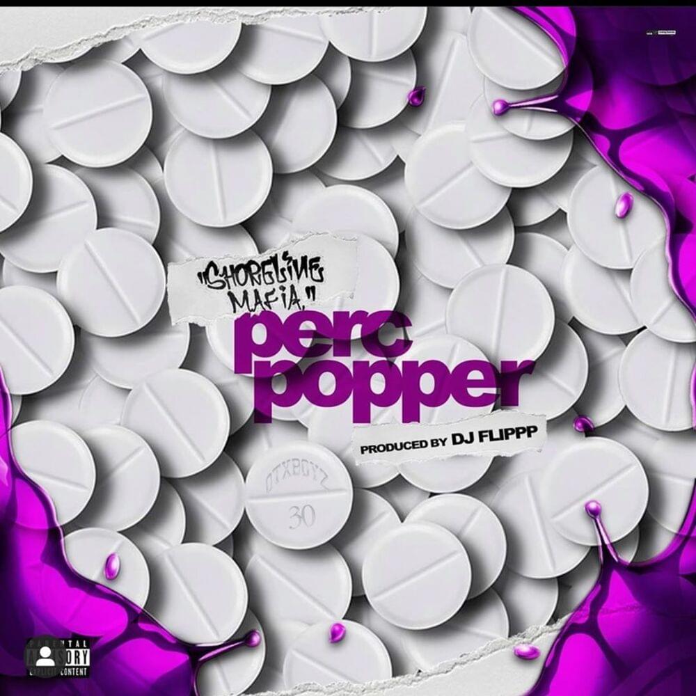 Album cover art for "Perc Popper" by Shoreline Mafia
