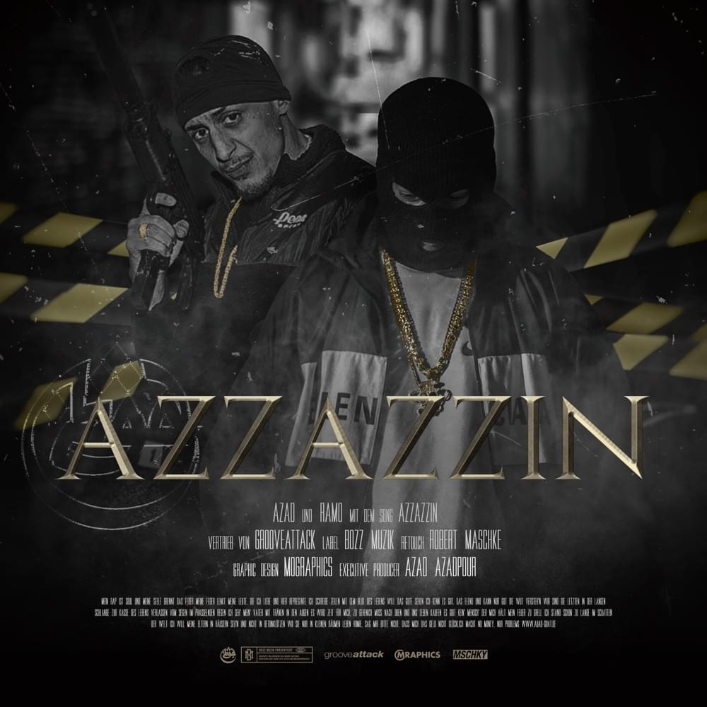 Album cover art for "AZZAZZIN" by Azad