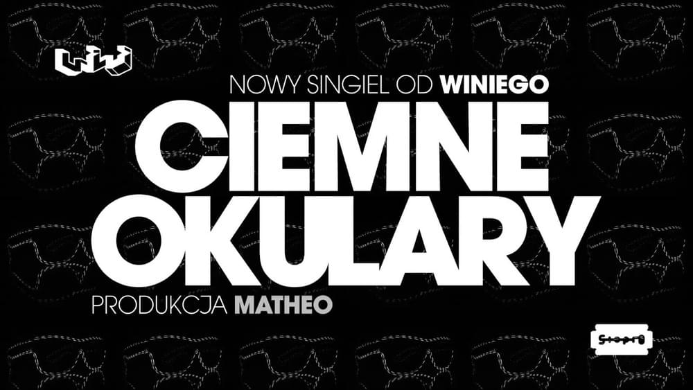 Album cover art for "Ciemne okulary" by Wini