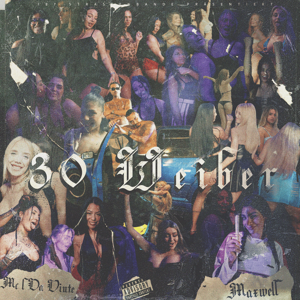 Album cover art for "30 Weiber" by Maxwell 187
