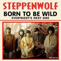 Album cover art for "Born to Be Wild" by Steppenwolf