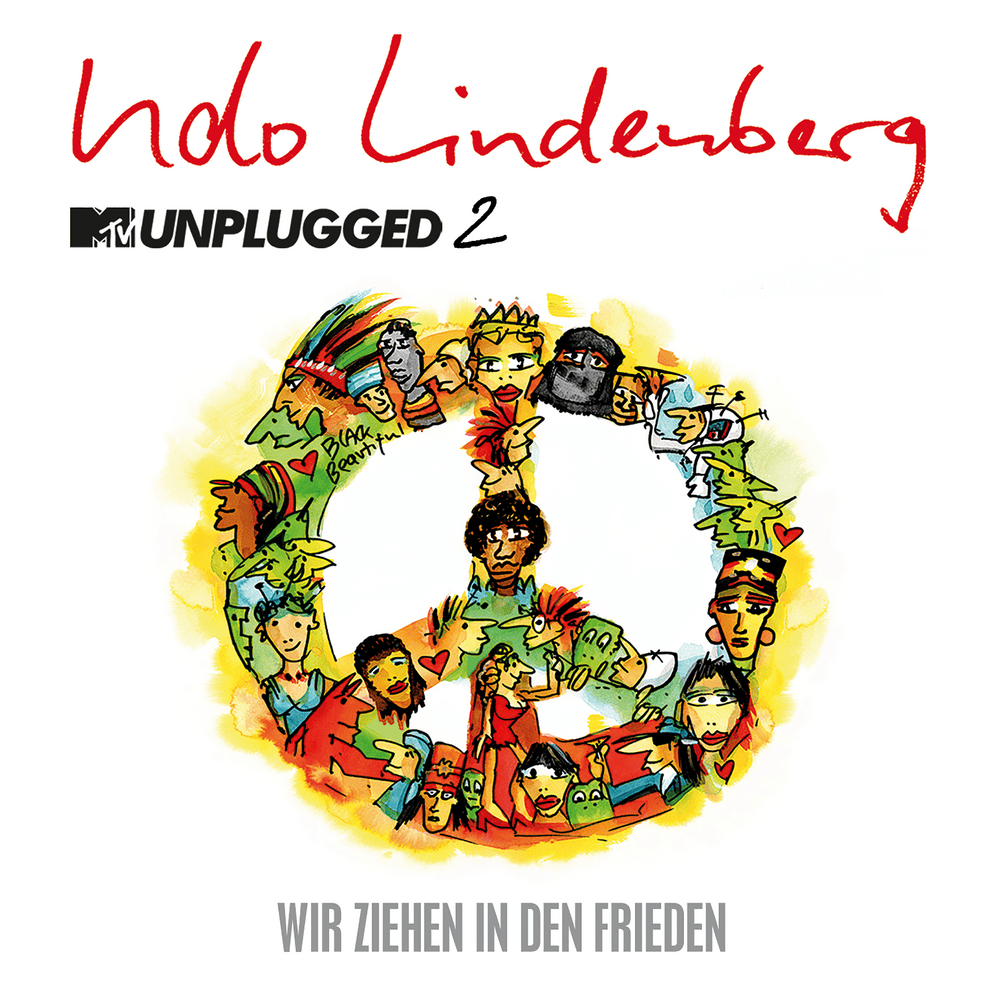Album cover art for "Wir ziehen in den Frieden (MTV Unplugged 2) [Single Version]" by Udo Lindenberg & KIDS ON STAGE