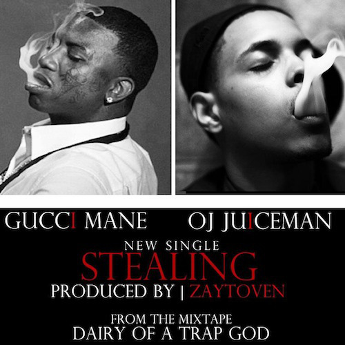 Album cover art for "Stealing" by DJ P Exclusivez & OJ da Juiceman
