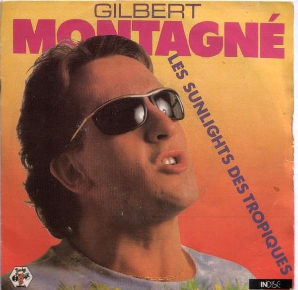 Album cover art for "Les sunlights des tropiques" by Gilbert Montagné